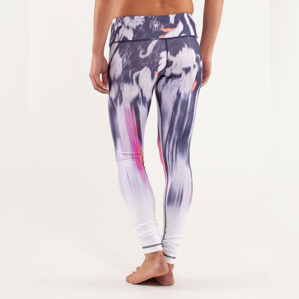 Lululemon Wunder Under Pant Engineered Mirage Deep Indigo Size 4 - Picture 2 of 9